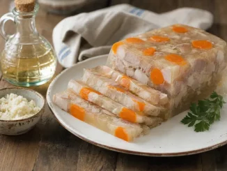 Nóżki wieprzowe w galarecie pokrojone, z chrzanem