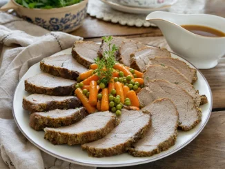 Sztufada z pieczeni cielęcej z jarzynami