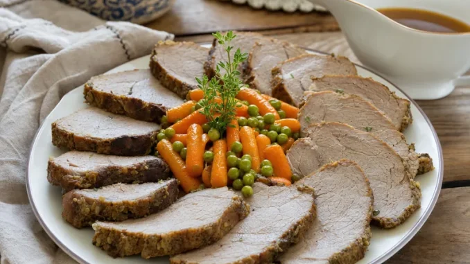 Sztufada z pieczeni cielęcej z jarzynami