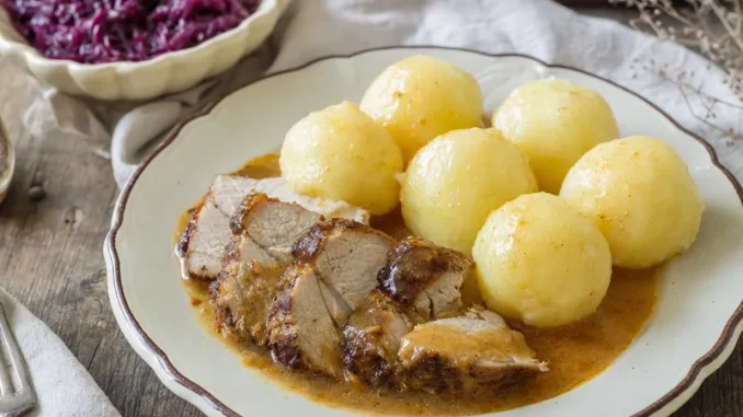 Kluski z kartofli z masłem