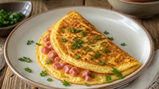 Omlet z szynką