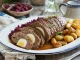 Pieczeń siekana rolada z jajkiem w środku