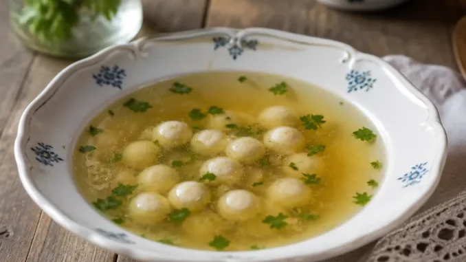 Pulpety z ryżu w rosole