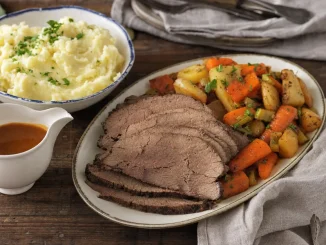 Rostbeef angielski w plastrach
