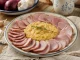Szynka ze skopowiny z purée grochowym